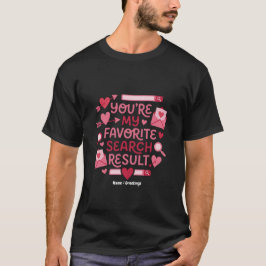 Du är mitt favorit sökresultat Romantiskt T Shirt