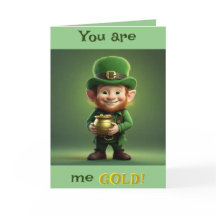 Du är mitt Guld St. Patrick-Day Card