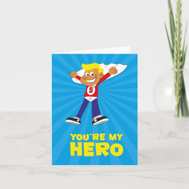 Du är mitt Hero Card Kort (Framsida)