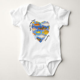 Du är mitt hjärta. . .Färgskola för fisk T Shirt