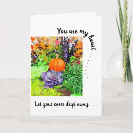 Du är mitt hjärta, Pumpkin, Cabbage och Autumn Glo Kort