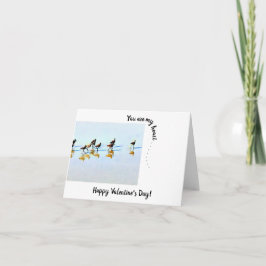 Du är mitt hjärta~Sandpipers Hilton Head Beach Kort