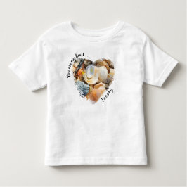 Du är mitt hjärta. . .Seashells på Beach Sand T Shirt