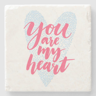 Du är mitt hjärta stenunderlägg