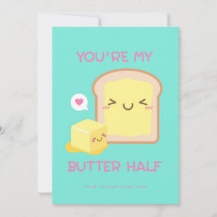 Du är mitt knölhalvår - Cute Pun Card Julkort