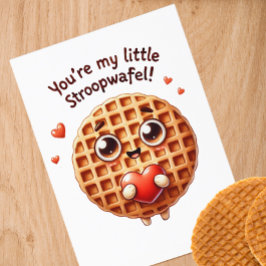 Du är mitt lilla Stroopwafel-kort Vykort