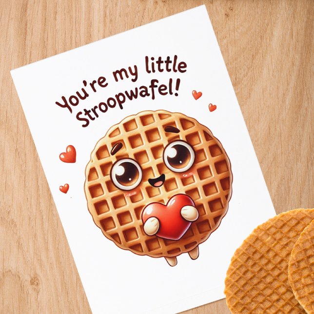 Du är mitt lilla Stroopwafel-kort Vykort (Skapare uppladdad)