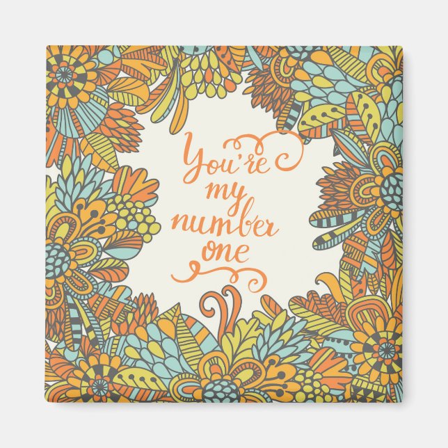 Du är mitt nummer ett magnet (Framsidan)