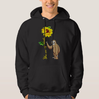 Du är mitt solrosoljedjur hoodie