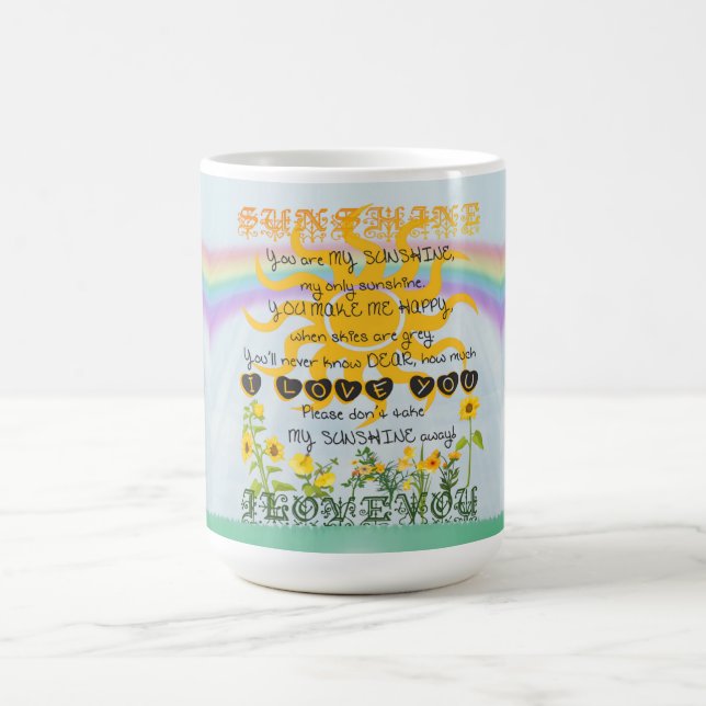 Du är mitt solsken kaffemugg (Center)