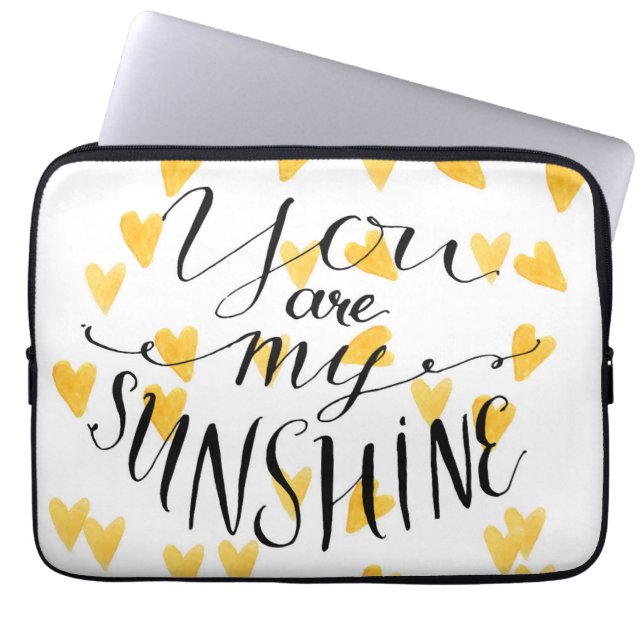 Du är mitt solsken laptop sleeve (Framsidan)
