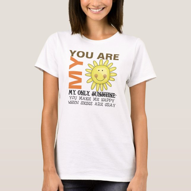 Du är mitt solsken tee shirt (Framsida)