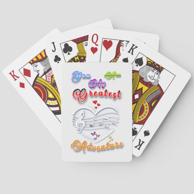 Du Är Mitt Största Äventyr Casinokort (Baksidan)