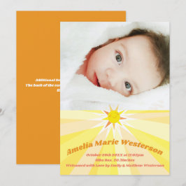 Du är mitt sunnimusliska Baby-meddelande Inbjudningar