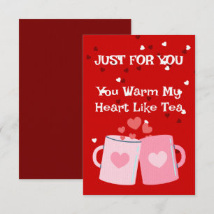 Du är mitt Tea Time Delight Card Tack Kort