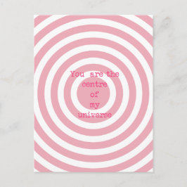 Du är mitt universum - Romantic Quote Vykort