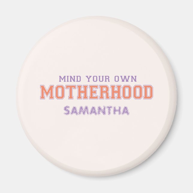 Du är Moderskap. Magnet (Framsidan)