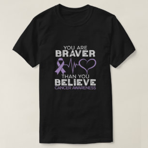 Du är Modigare än du tror på cancerstöd T Shirt