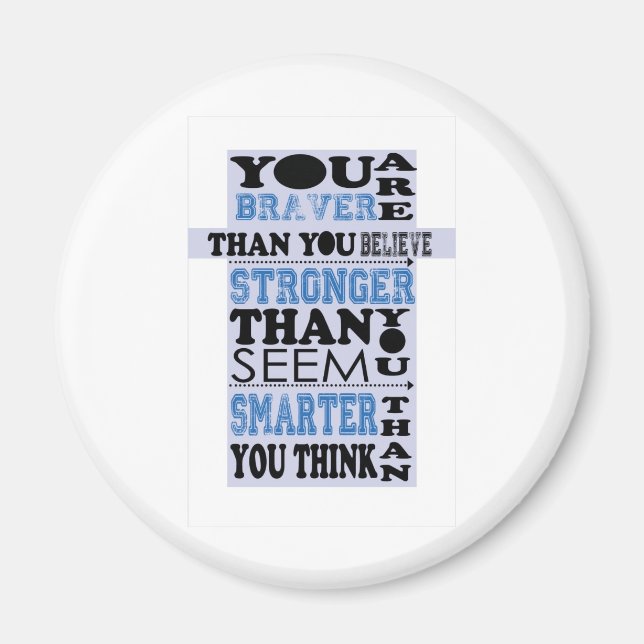 Du är Modigare än du tror på Gift Magnet (Framsidan)