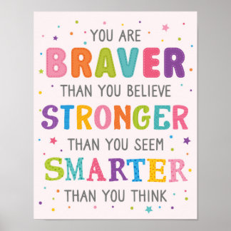 Du är Modigare i Smartare klassrum Poster