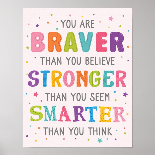 Du är Modigare i Smartare klassrum Poster (Framsidan)