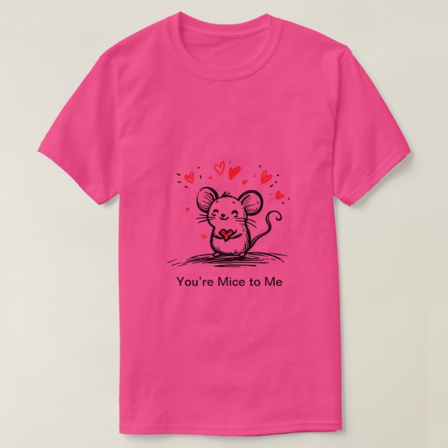 Du är musen för mig t shirt (Design framsida)