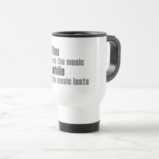 du är musikstunden som musiken varar resemugg