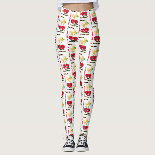 DU ÄR MY CHERRY BEST FRIEND LEGGINGS (Framsida)