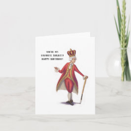 Du är My Favorite Subjekt Hamilton Birthday Card Kort