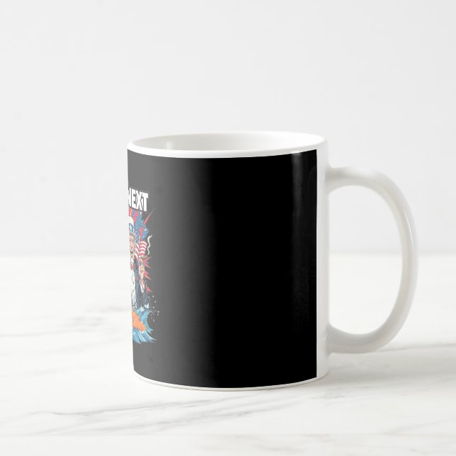 Du är nästa Trump och Farbror Sam på Cu Kaffemugg (Höger)