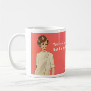 Du är nätt, den mer nätt I-förmiddagen Kaffemugg