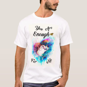 Du är nog för mig Bestie par Kärlek Valentine T Shirt