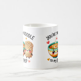 Du är Noodle mot Min Soppa-Mugg Kaffemugg