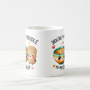 Du är Noodle mot Min Soppa-Mugg Kaffemugg