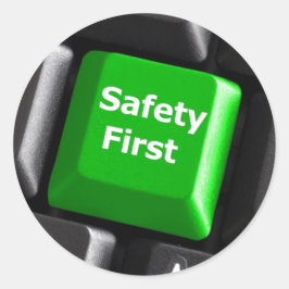 Du är Nyckel till säkerhet Runt Klistermärke