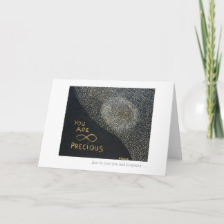 Du är oändligt prekär kort