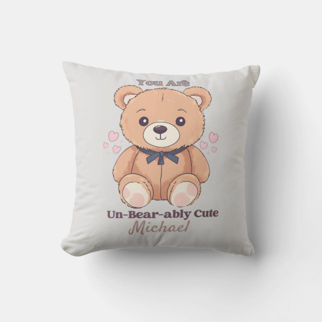 Du är obotligt söt Nalle Kudde (Framsida)