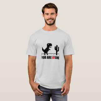 Du är offline t shirt