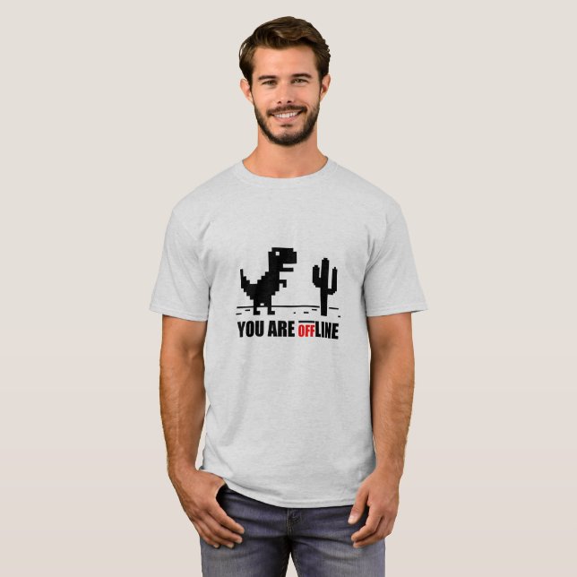 Du är offline t shirt (Hel framsida)