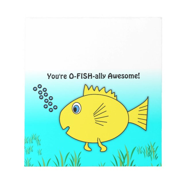 Du är ofisk officiellt Fantastisk Goldfish Anteckningsblock (Framsida)