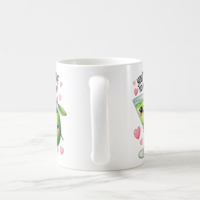 Du är Olive till My Martini-Mugg Kaffemugg (Handtag)