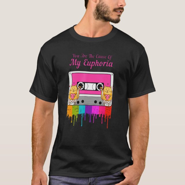Du är orsaken till min eufori 1 t shirt (Framsida)