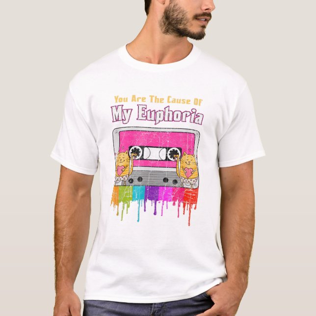 Du Är Orsaken Till Min Eufori T Shirt (Framsida)