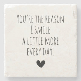 Du är orsaken till typografi stenunderlägg