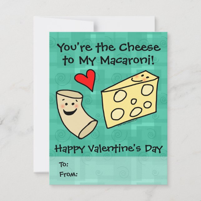 Du är osten till min Macaroni, Cute Valentine (Framsida)