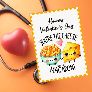 Du är osten till min Macaroni Valentindag Julkort