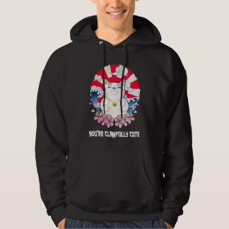 Du är otroligt söt katt  Kattpar Kattunge    1 Hoodie