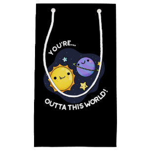 Du är Outta World Astronomy Pun Mörk BG