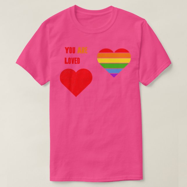 Du är överbliven, LGBT-Pridets HGBTQ-understödjare T Shirt (Design framsida)
