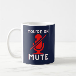 Du är på ett luddigt zoomminne kaffemugg